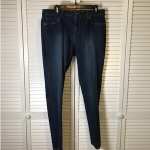 Artisan NY Mid-Rise Skinny Dark Wash Blue Denim Jean 12